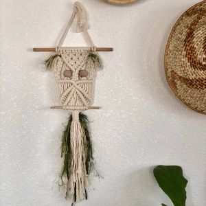 Handmade macrame owl